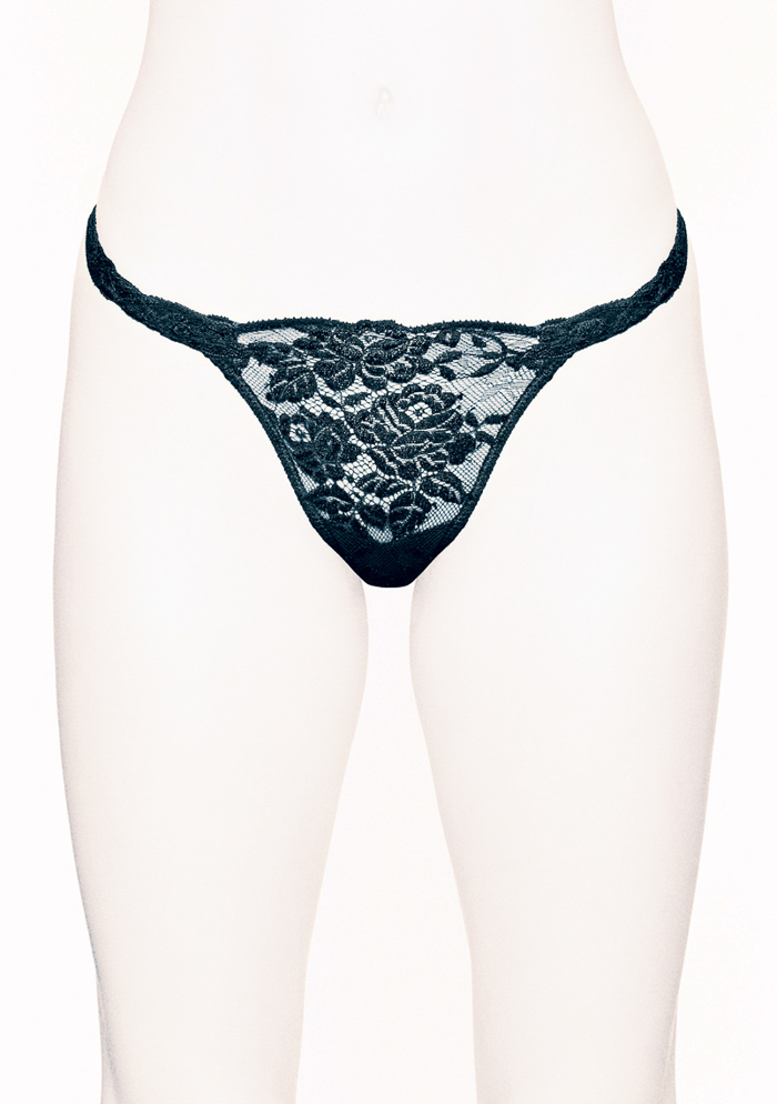 Abstract image of beautiful black lace lingerie.